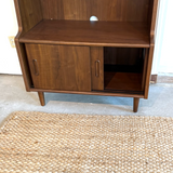 Walnut MCM Bookcase w/ Storage