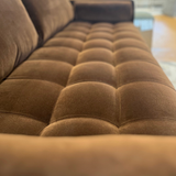 88" Velvet Sofa Bed (Plush Pacific Brown)