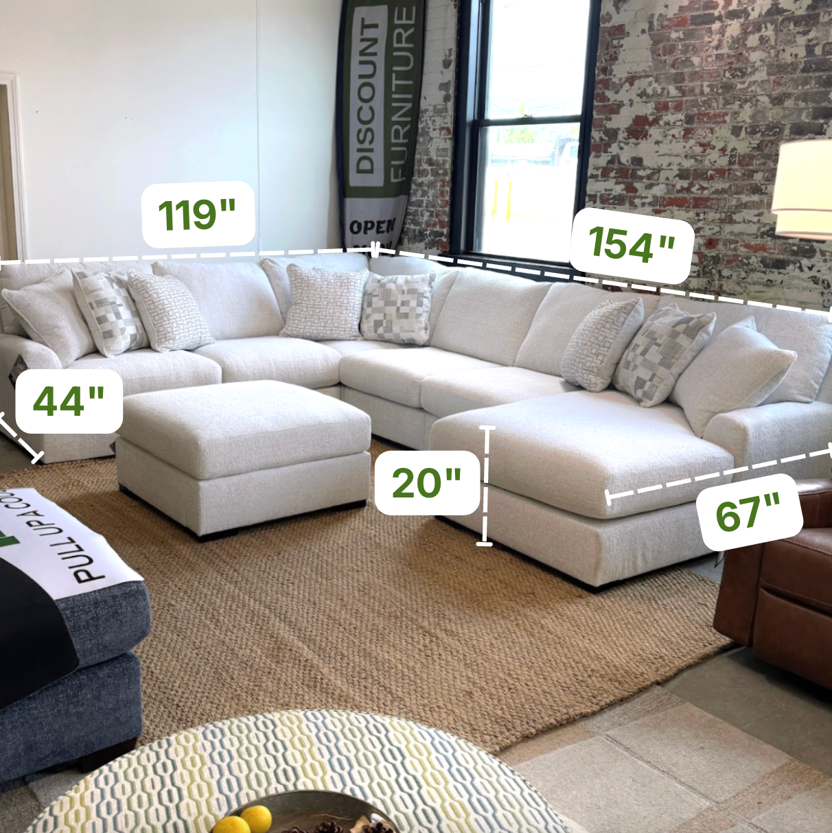 Ashbourne Corner Sectional w/ Chaise