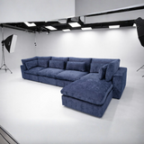 Serenity Cloud 5pc Sectional w/Storage Ottoman
