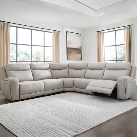 Salerno Power Reclining Sectional (5pc)
