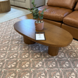 Smoked Oak MCM-Style Coffee Table - Pull Up A Couch