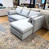 Sectional w/ Reversible Chaise + Storage (Hestia Gray)