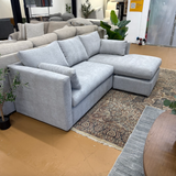 Sectional w/ Reversible Chaise + Storage (Hestia Gray)