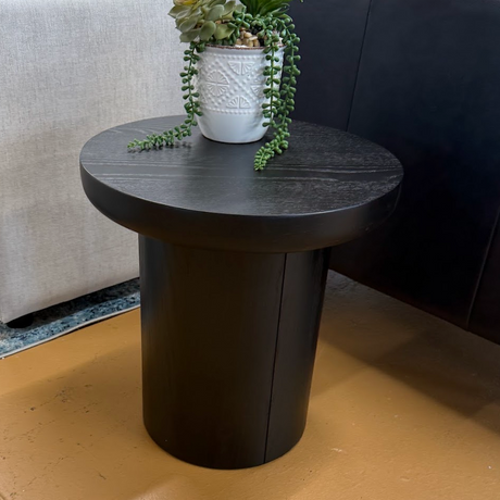 MCM-Style Side Table (Black)