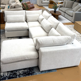 Serenity Cloud Sectional w/Storage Ottoman (5pc)