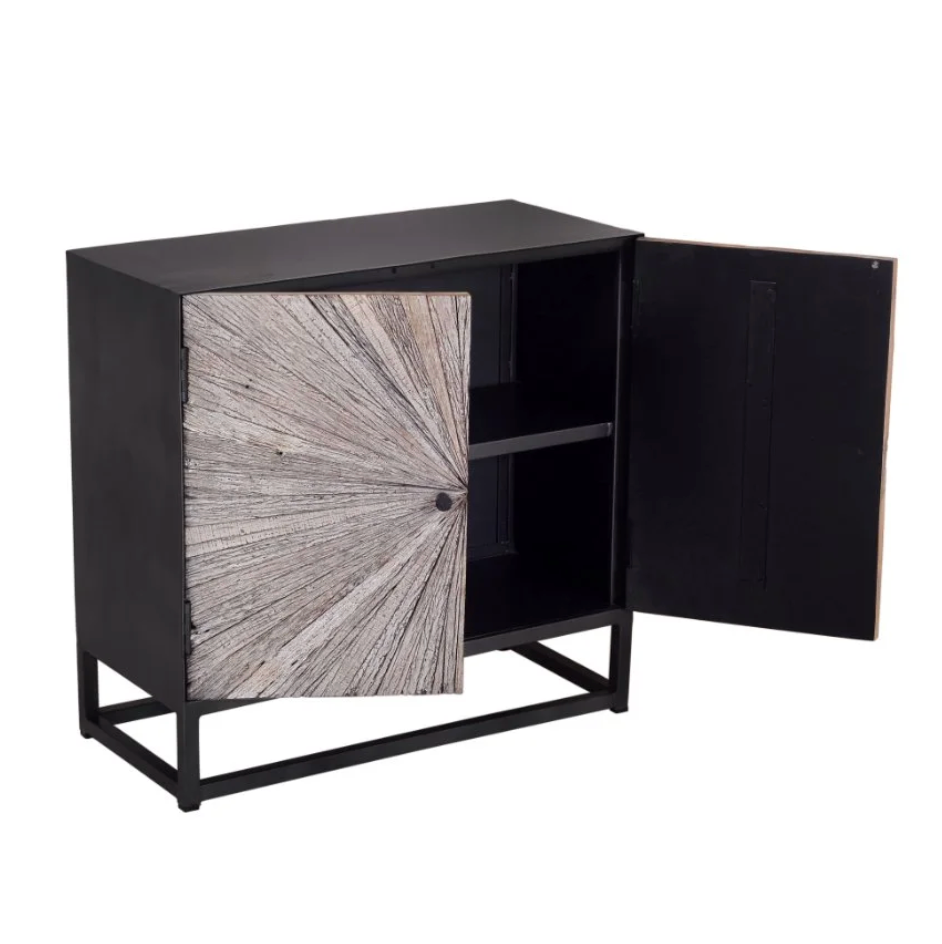 Pull Up A Couch Cedarville Accent Cabinet showing wooden finish, storage doors, and modern design for stylish home organization.