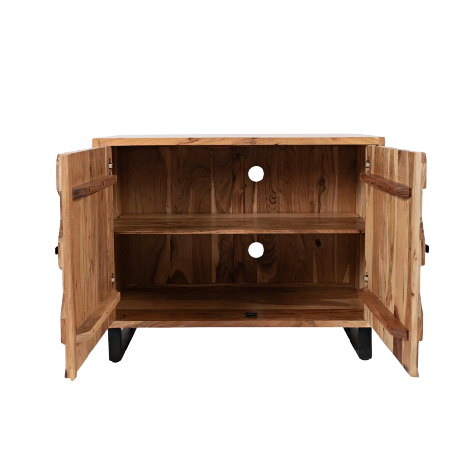 Pull Up A Couch Linwood Accent Cabinet showing a stylish wooden storage cabinet with decorative handles and a modern design.
