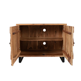Pull Up A Couch Linwood Accent Cabinet showing a stylish wooden storage cabinet with decorative handles and a modern design.