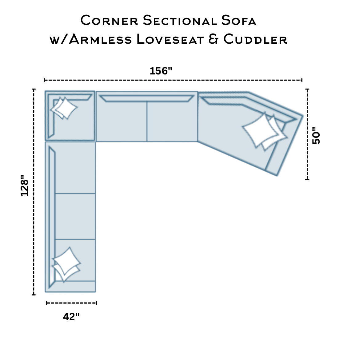 Belmont - Corner Sectional w/ Cuddle Corner (Large)