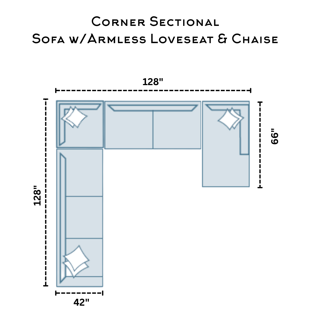 Belmont - Corner Sectional w/ Chaise (Large)