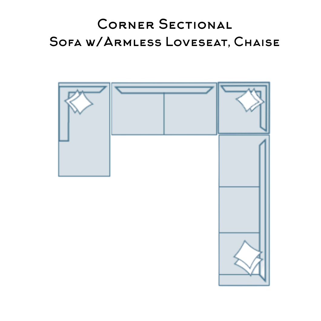 Large Fusion Belmont corner sectional with chaise, featuring plush upholstery and modern design, shown in a cozy living room setting.