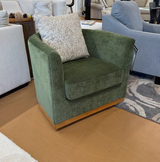 Ashley Furniture Jersonlow swivel chair with a modern design, featuring a cushioned seat and backrest for comfortable seating.