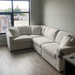 Ashley Furniture Modmax Corner Sectional, 4-piece sofa set with plush cushions and modern design, shown in a stylish living room.