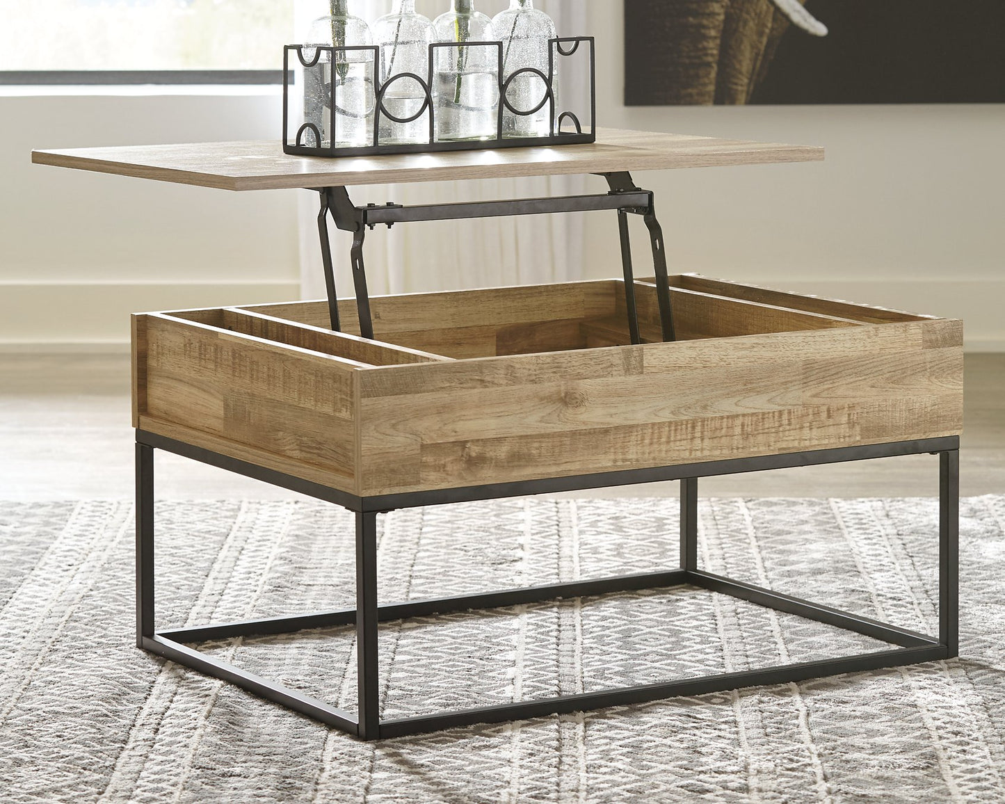 Gerdanet Lift-Top Coffee Table - Pull Up A Couch