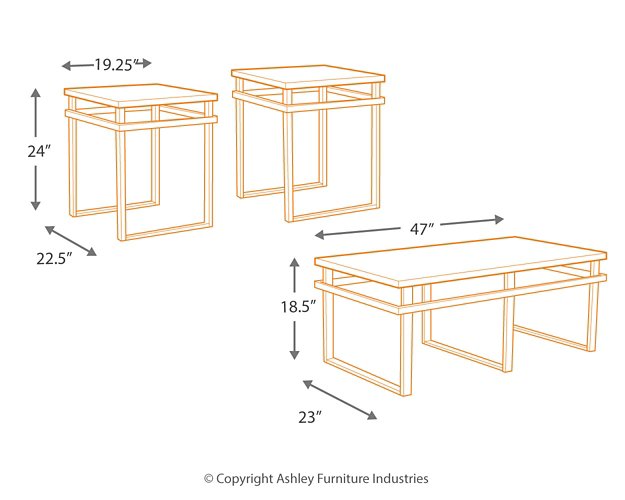 Laney Table (Set of 3) - Pull Up A Couch