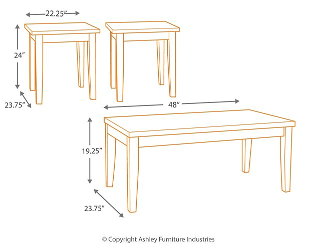 Maysville Table (Set of 3) - Pull Up A Couch