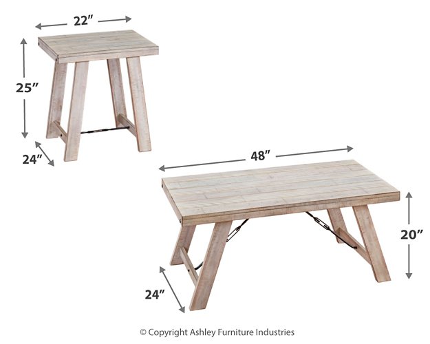 Carynhurst Table (Set of 3) - Pull Up A Couch