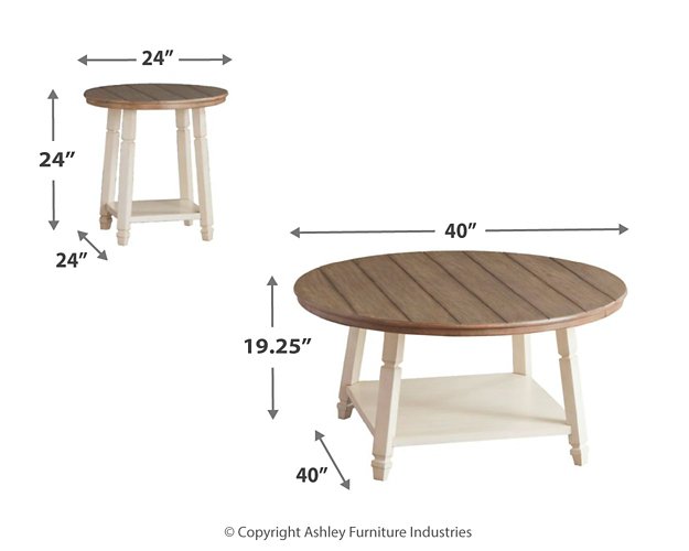 Bolanbrook Table (Set of 3) - Pull Up A Couch