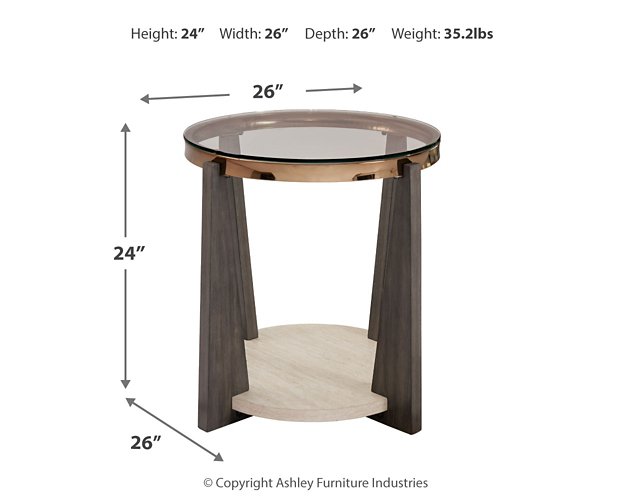 Frazwa End Table - Pull Up A Couch