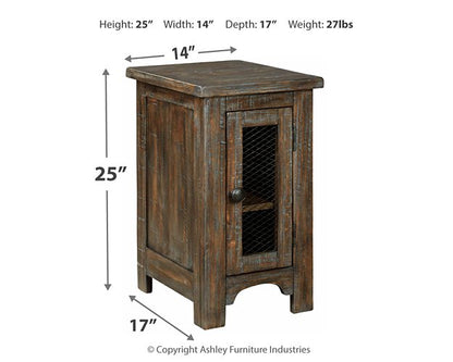 Danell Ridge Chairside End Table - Pull Up A Couch