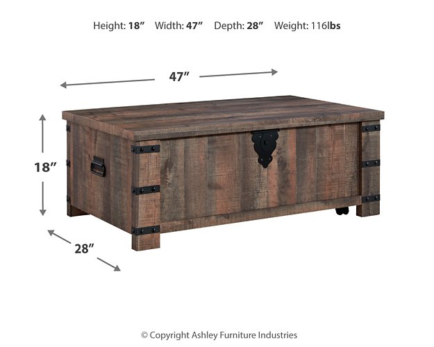 Hollum Lift-Top Coffee Table - Pull Up A Couch