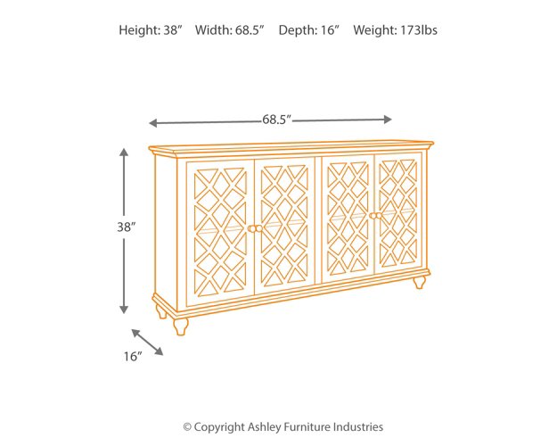 Mirimyn Accent Cabinet - Pull Up A Couch