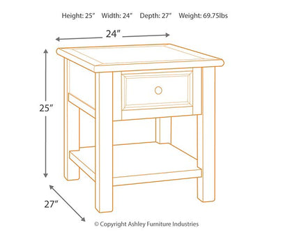 Bolanburg End Table - Pull Up A Couch