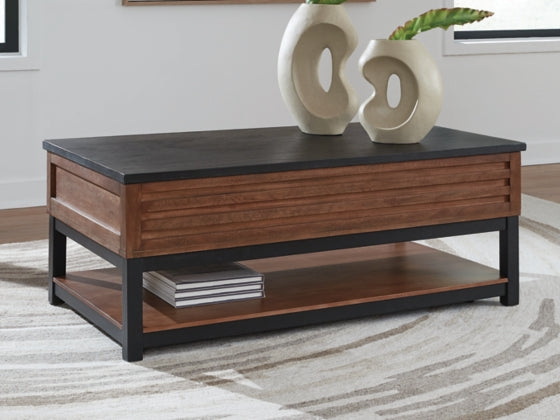 Kallari Lift-Top Coffee Table (CLEARANCE) - Pull Up A Couch
