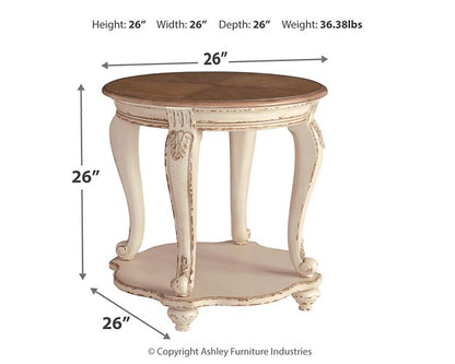 Realyn End Table Set