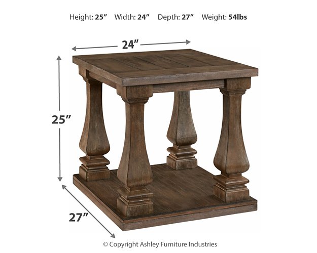 Johnelle End Table - Pull Up A Couch