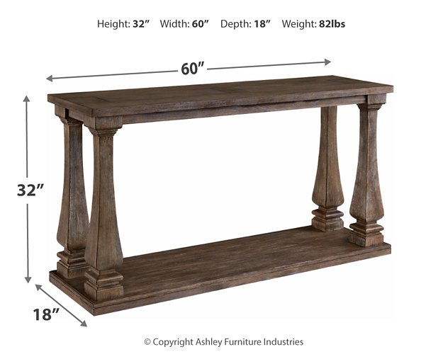 Johnelle Sofa Table - Pull Up A Couch