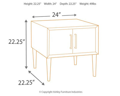 Kisper End Table - Pull Up A Couch