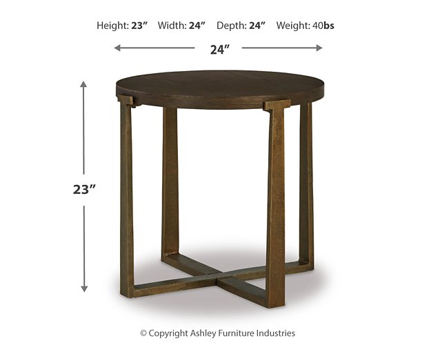 Balintmore End Table - Pull Up A Couch