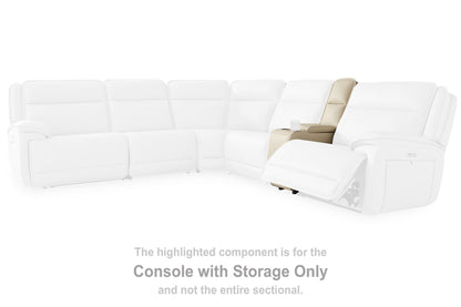 Double Deal Power Reclining Loveseat Sectional with Console - Pull Up A Couch