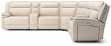Double Deal Reclining Sectional with 2 Consoles - Pull Up A Couch