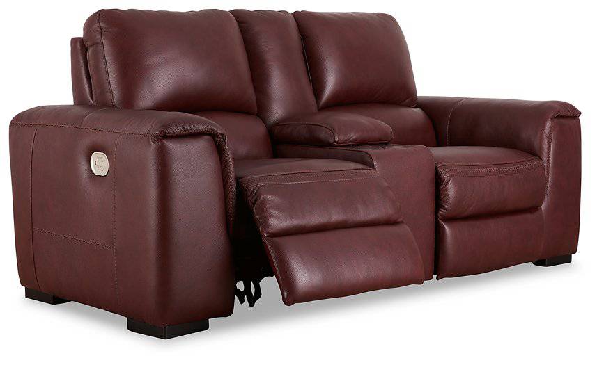 Alessandro Power Reclining Loveseat with Console - Pull Up A Couch