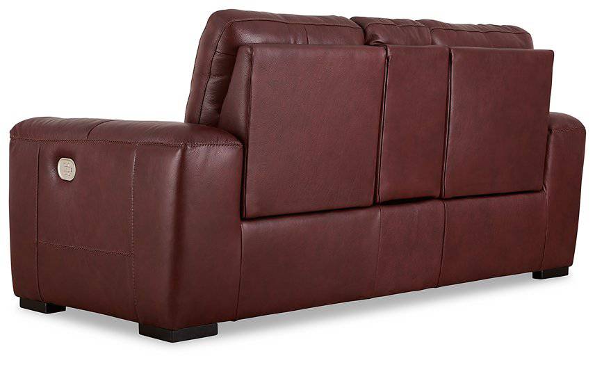 Alessandro Power Reclining Loveseat with Console - Pull Up A Couch