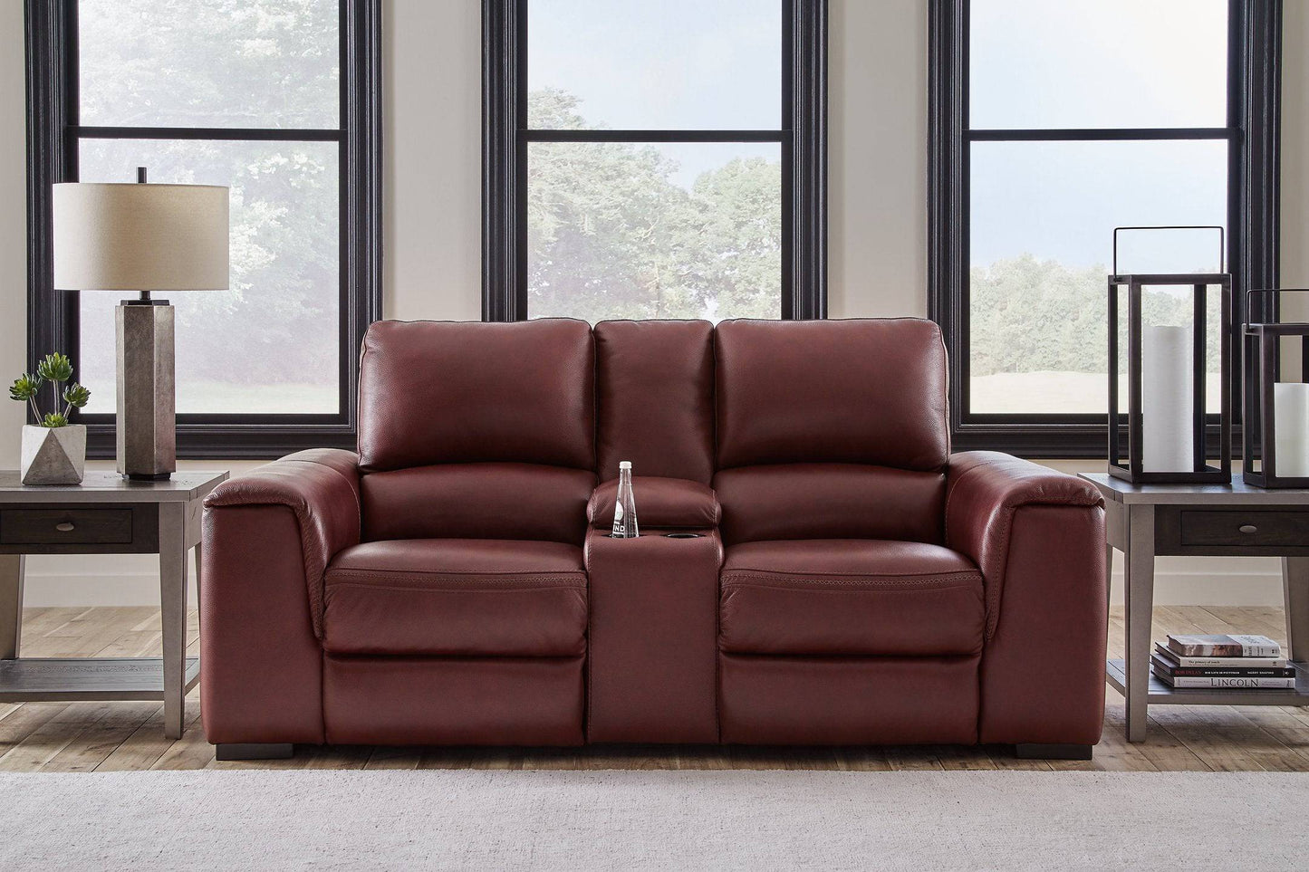 Alessandro Power Reclining Loveseat with Console - Pull Up A Couch