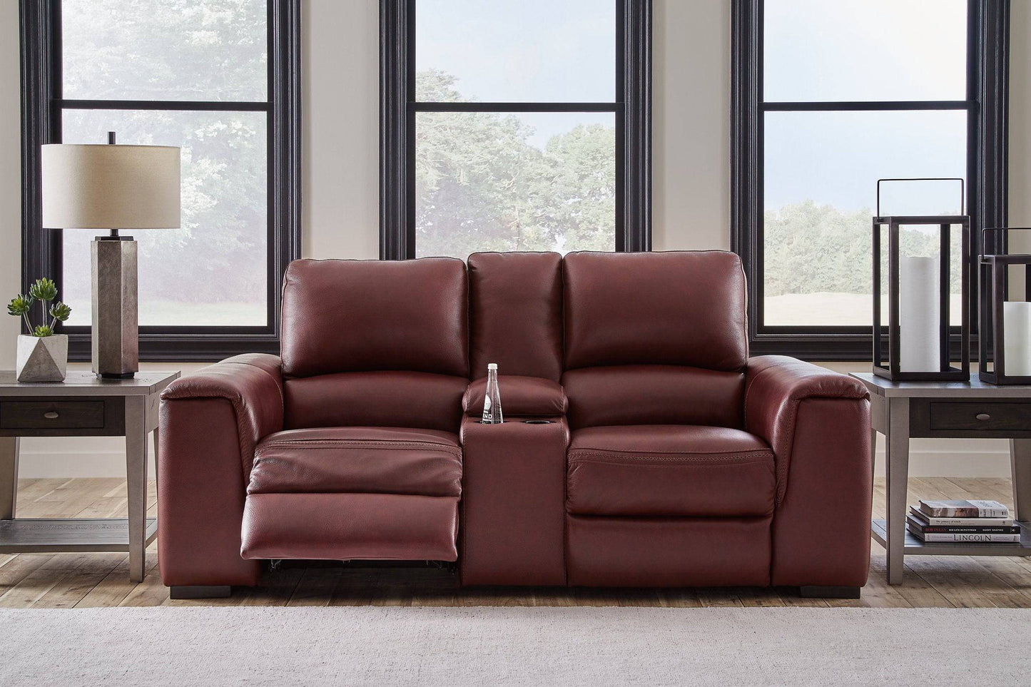 Alessandro Power Reclining Loveseat with Console - Pull Up A Couch