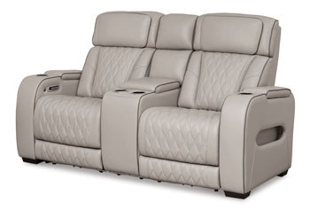 Boyington Power Reclining Loveseat with Console - Pull Up A Couch