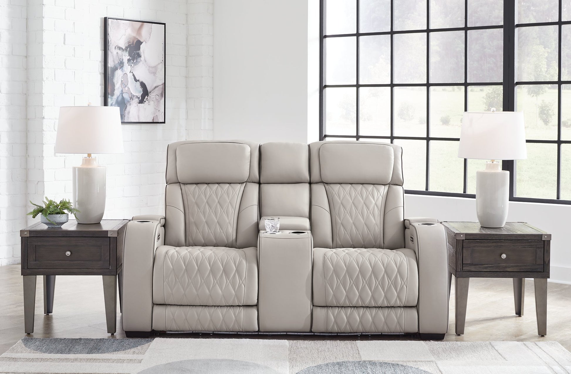 Boyington Power Reclining Loveseat with Console - Pull Up A Couch