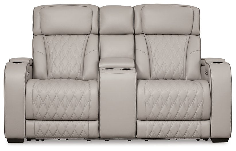 Boyington Power Reclining Loveseat with Console - Pull Up A Couch