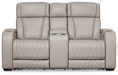 Boyington Power Reclining Loveseat with Console - Pull Up A Couch