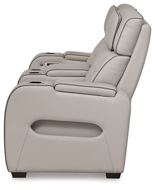 Boyington Power Reclining Loveseat with Console - Pull Up A Couch