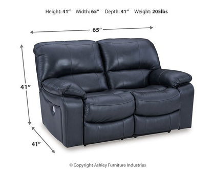 Leesworth Power Reclining Loveseat - Pull Up A Couch