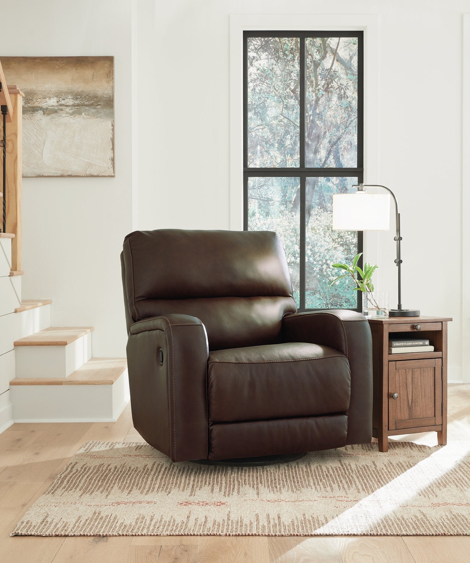 Emberla Swivel Glider Recliner - Pull Up A Couch