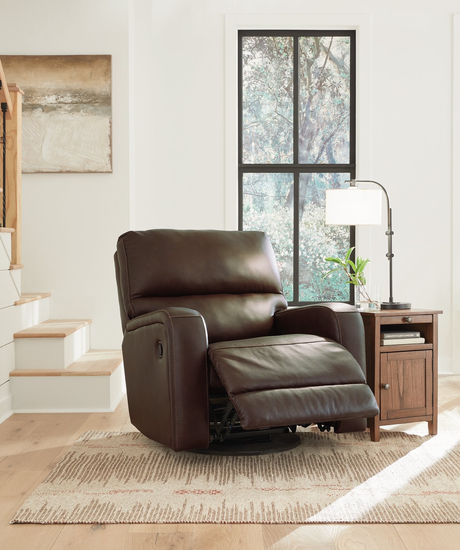 Emberla Swivel Glider Recliner - Pull Up A Couch