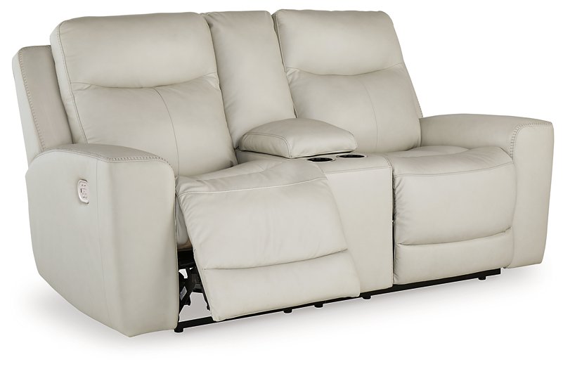 Mindanao Power Reclining Loveseat with Console - Pull Up A Couch