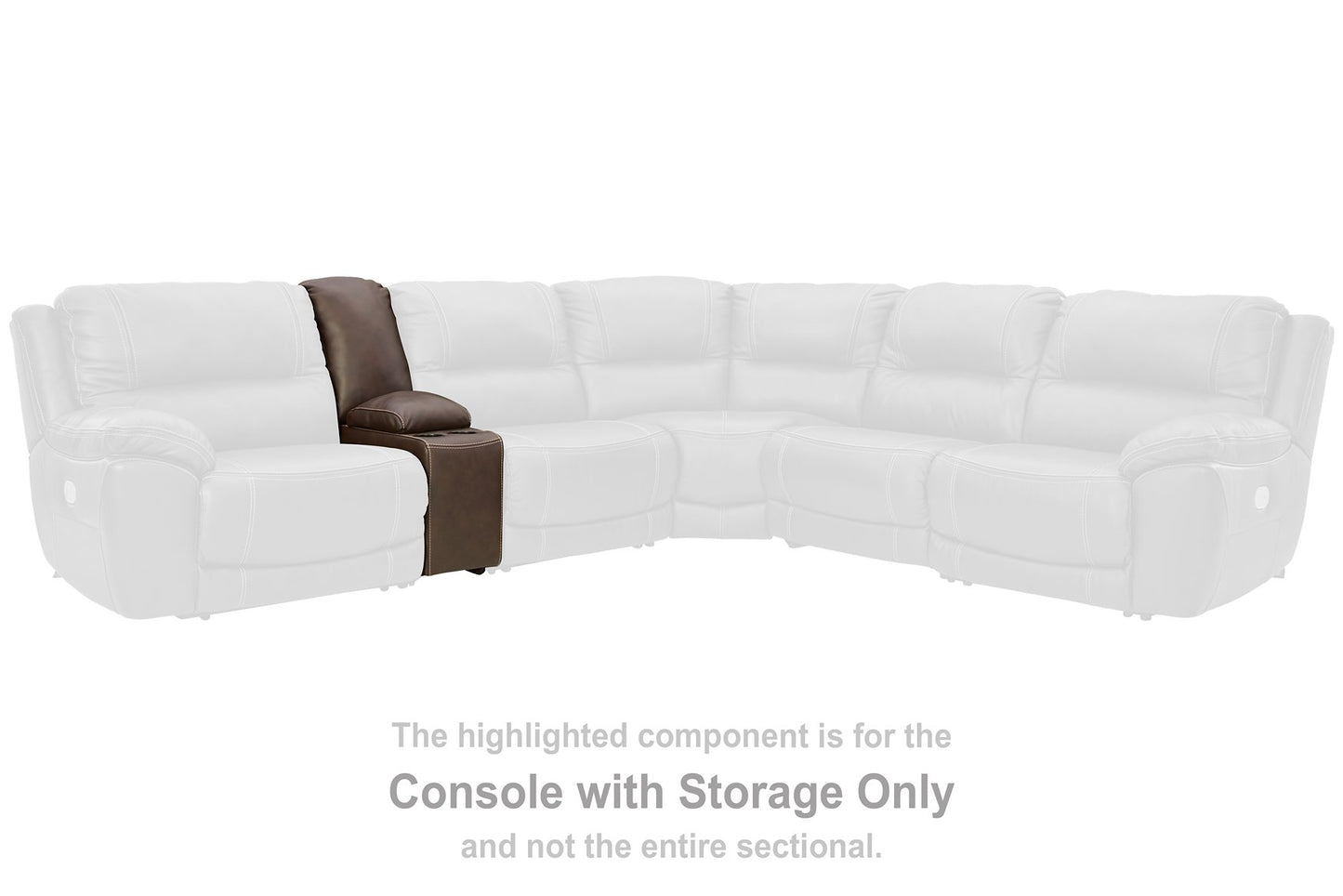 Dunleith 3-Piece Power Reclining Loveseat with Console - Pull Up A Couch